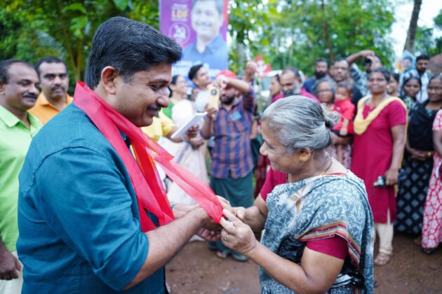 സ്വരാജിന്റെ തിരഞ്ഞെടുപ്പ് പര്യടനം രാമംകുത്തിൽ നിന്ന് ആരംഭിച്ചു
