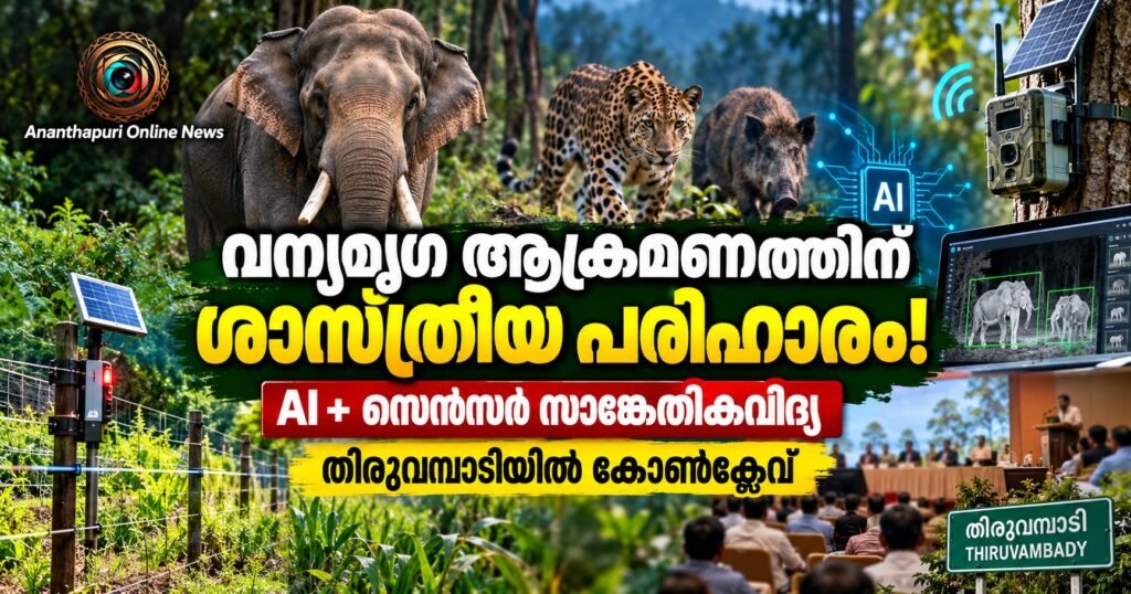 വന്യമൃഗ ആക്രമണം തടയാൻ ശാസ്ത്രീയ പരിഹാരങ്ങൾ; തിരുവമ്പാടിയിൽ നാളെ കോൺക്ലേവ്