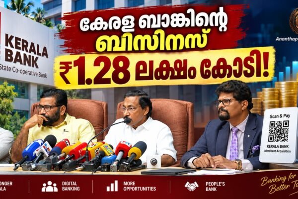 കേരള ബാങ്കിന് വൻ വളർച്ച; ബിസിനസ് 1,28,697 കോടി രൂപ