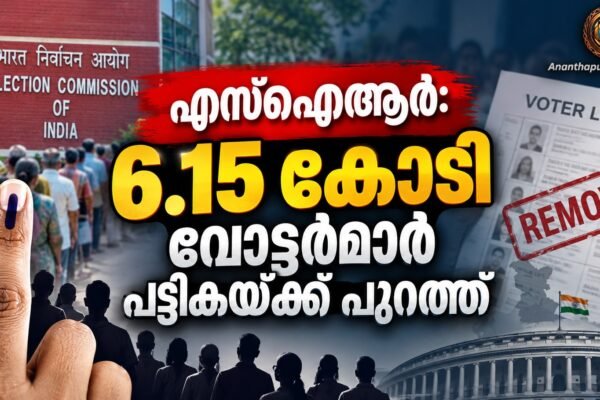 എസ്ഐആർ മൂന്നാം ഘട്ടം: 6.15 കോടി വോട്ടർമാർ കരട് പട്ടികയ്ക്ക് പുറത്ത്; പ്രതിഷേധം ശക്തം